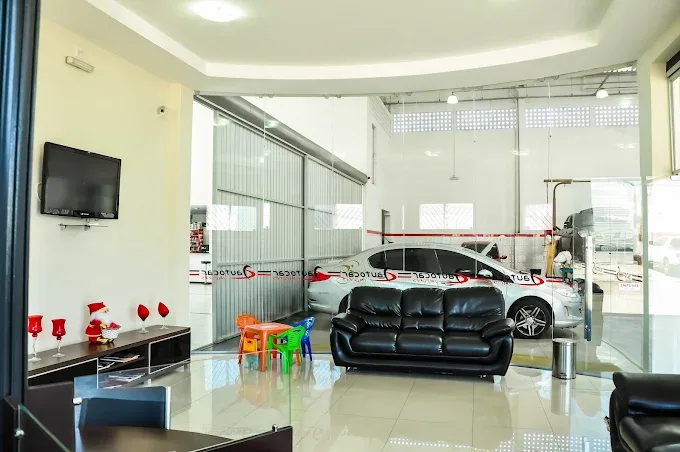 Sala VIP com vista para a oficina